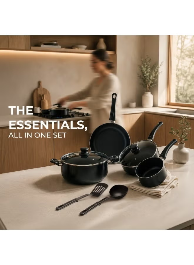 COOKLINE PRESSED ALUMINUM NONSTICK COOKWARE SET 8 PCS CL-1008PS