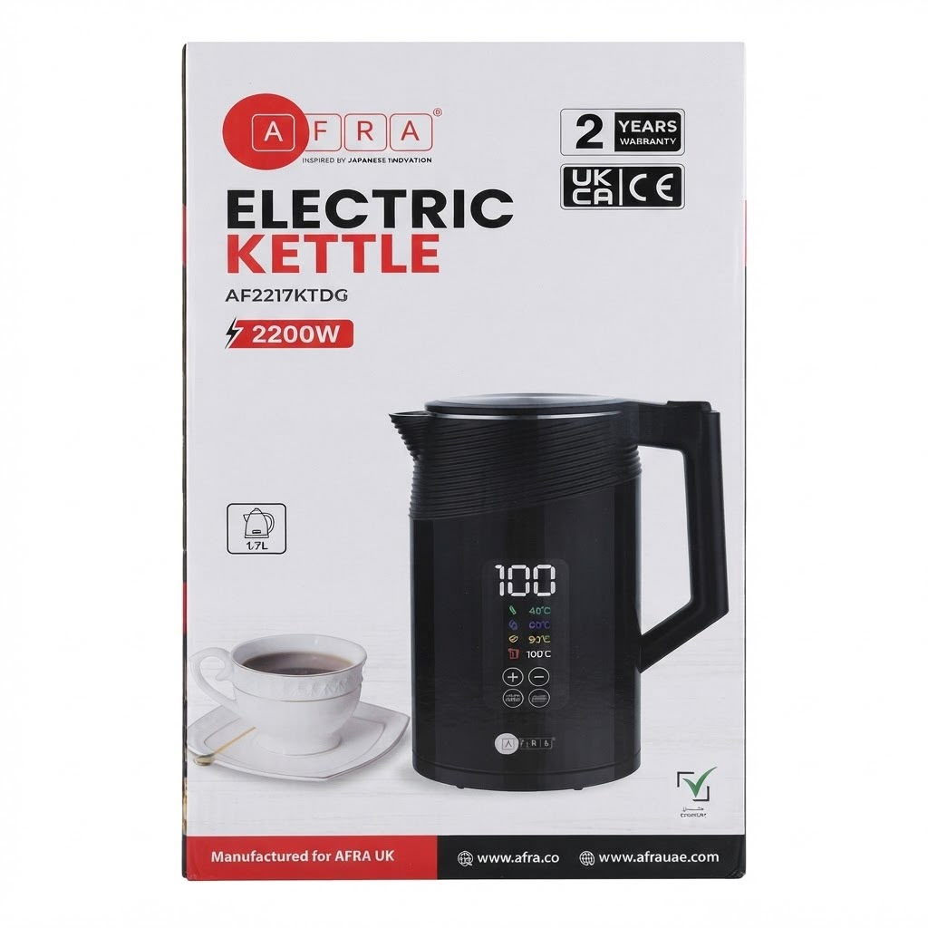 Afra Digital Kettle 2200W 1.7L Af2217Ktdg