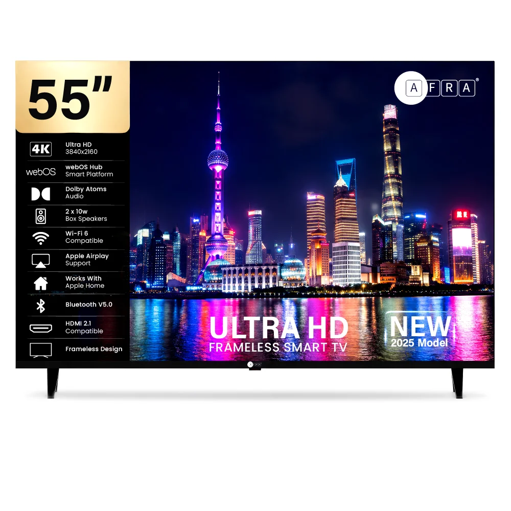 AFRA AF-55UHDWOS 55' FULL HD WEBOS TV WITH VOICE REMOTE