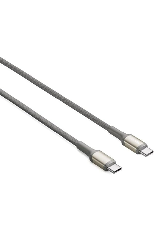 Telux FlexiX Nylon Braided C-C Cable 60W 1m