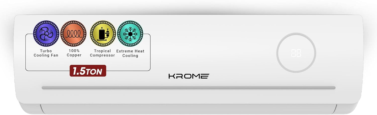 Krome 1.5 Ton Split Air Conditioner with Advanced