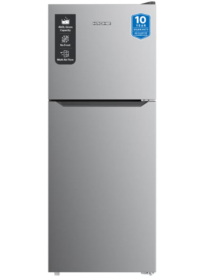 KROME 298Liter Gross Top Mount Double Door KR-RFF460SSKI