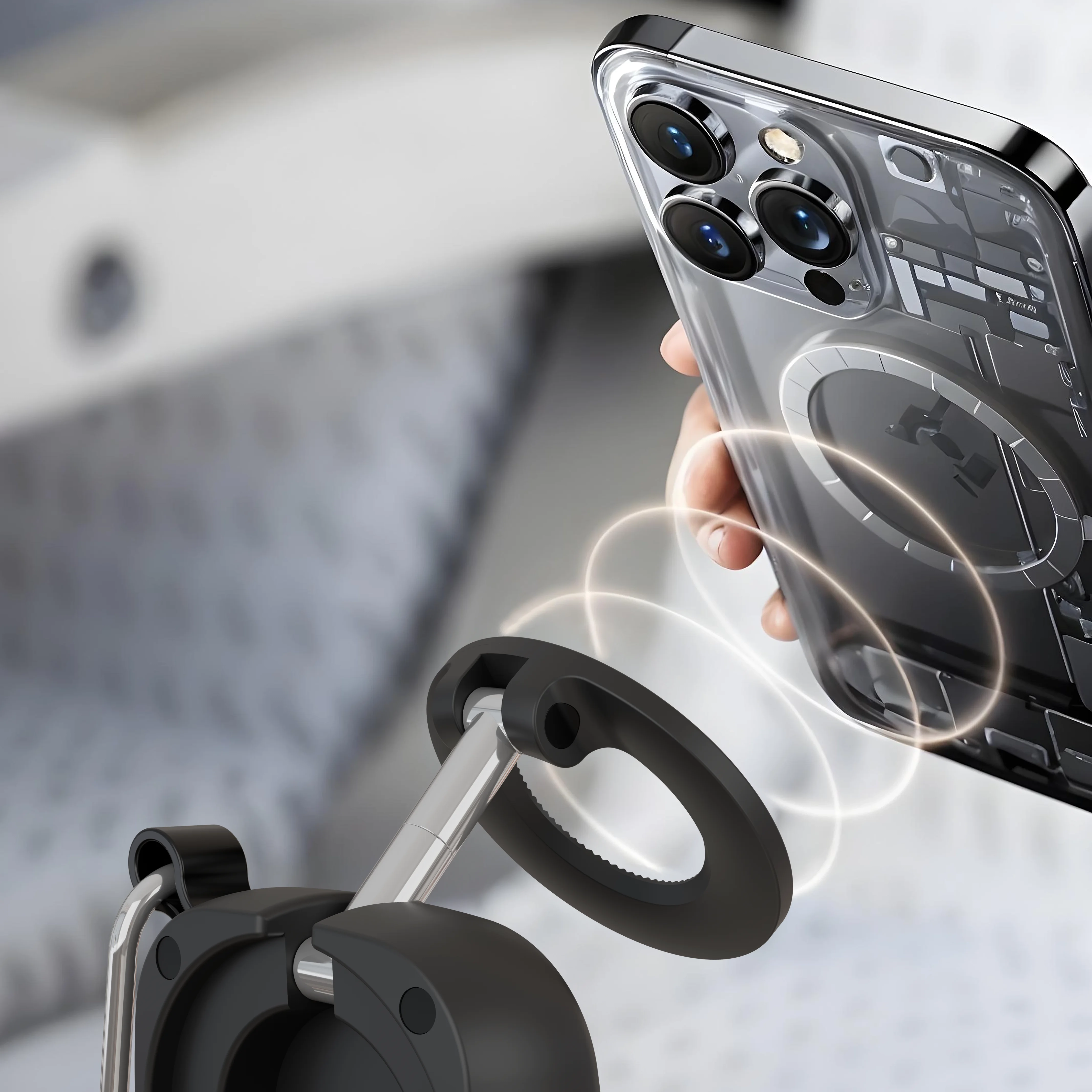 Magnetic Phone Holder Travel Mount Adjustable Foldable – Porodo