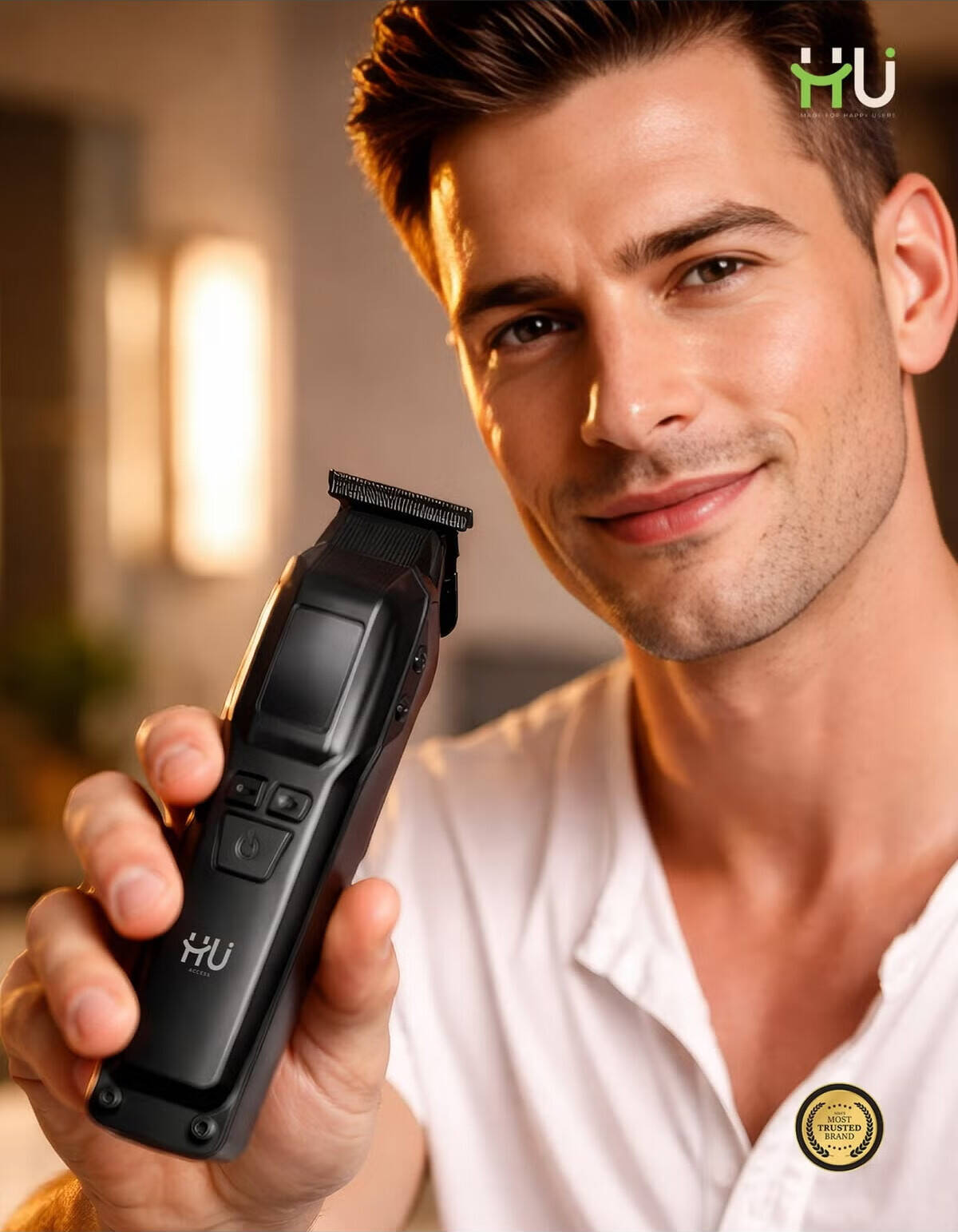 RECHARGEABLE HAIR TRIMMER  8000/9000 RPM HSM-1009