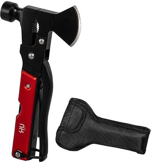 HU MULTI FUNCTIONAL AXE  HAMMER AXE WIRE CUTTERS SAW HTO-1003
