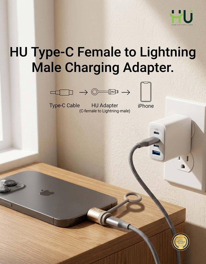 HU PD FAST CHARGING ADAPTER HAC-1011 (GOLD)