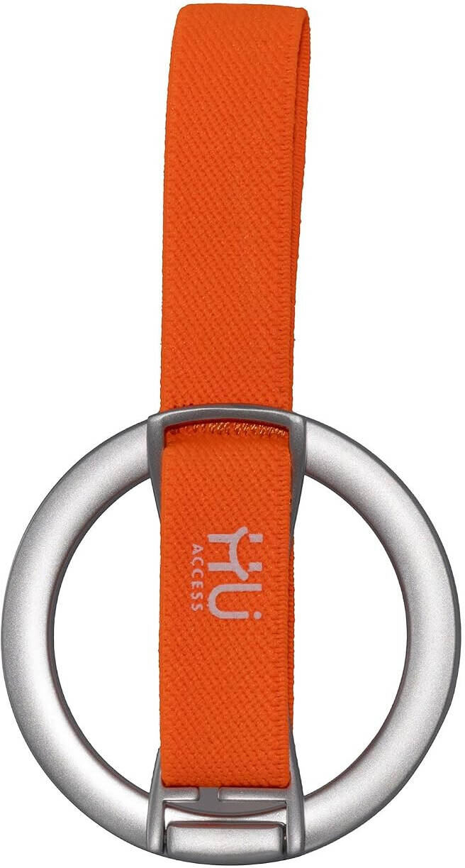 HU Foldable Universal Magnetic Phone Holder, Super Strong Magnet Mobile Stand Compact Portable Magnetic Bracket HAC-1021  (Orange)