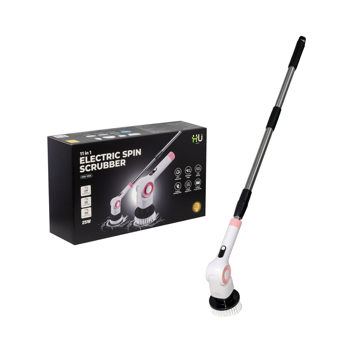 HU ELECTRIC SPIN SCRUBBER 11 IN 1 HHO-1005