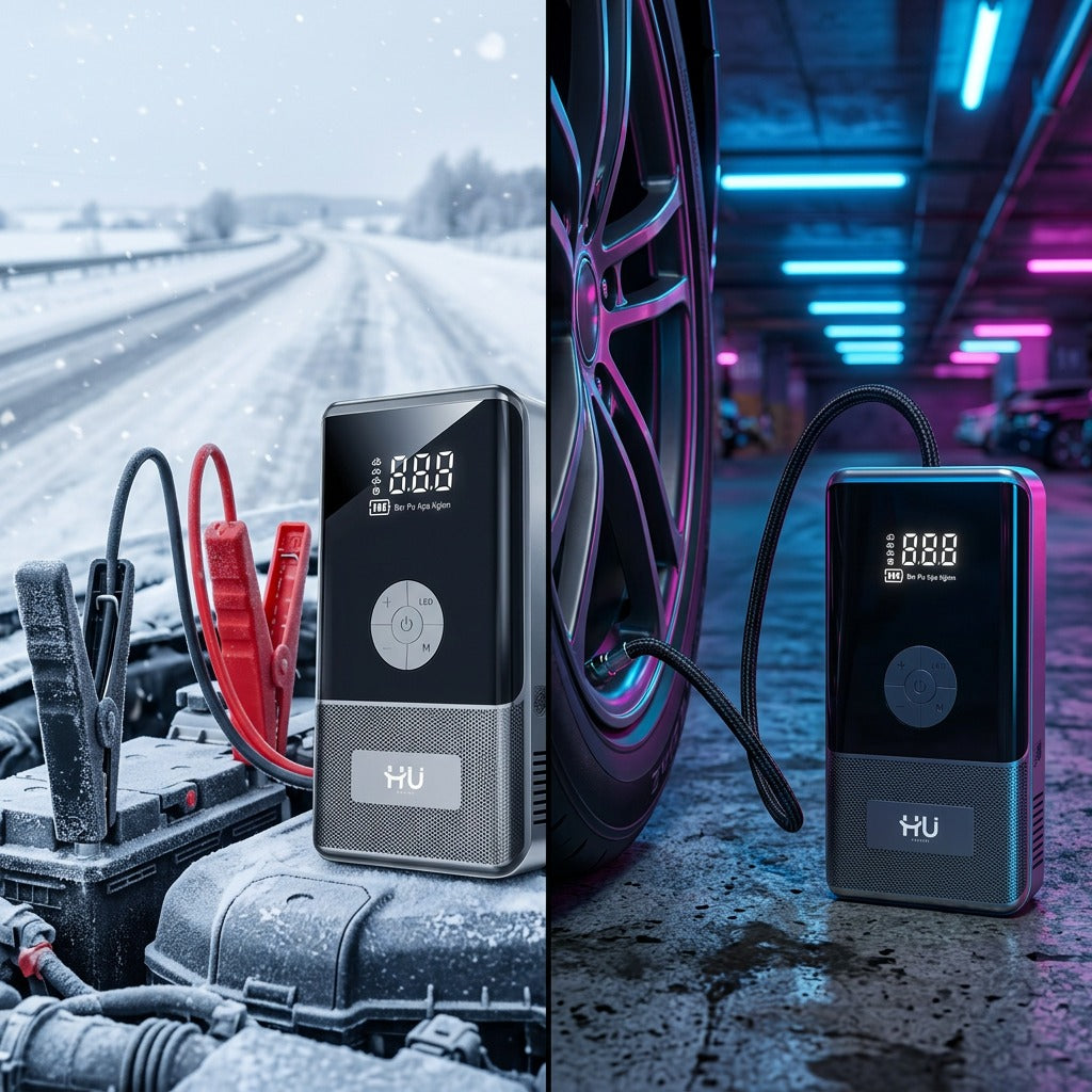 HU JUMP STARTER AND AIR PUMP HDR-1004