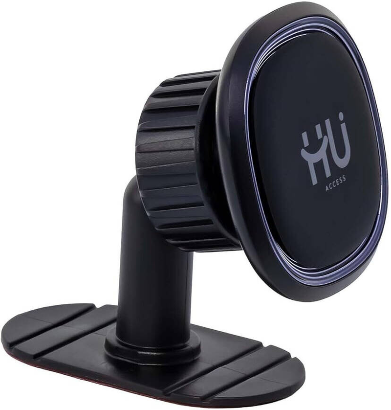 HU Magnetic Car Phone Holder Strong Magnetic Dashboard & Air Vent Mount with One-Hand Operation 360° Rotation BlacK HAC-1039