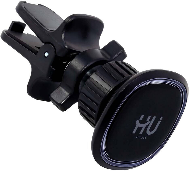 HU Magnetic Car Phone Holder Strong Magnetic Dashboard & Air Vent Mount with One-Hand Operation 360° Rotation BlacK HAC-1039