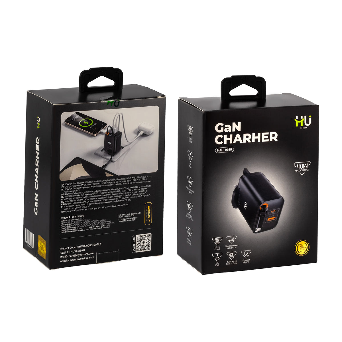 HU GAN CHARHER 40W HAC-1045