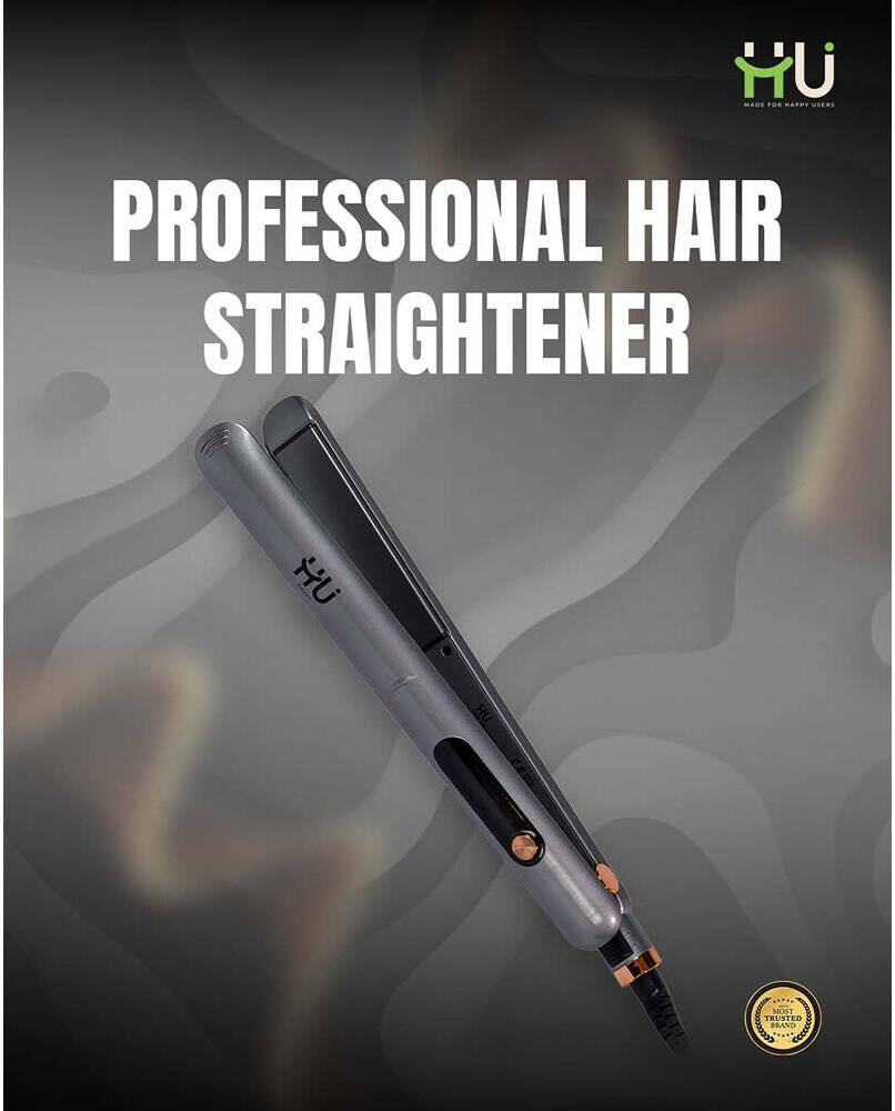 HU HAIR STRAIGHTNER STAINLESS STEEL METAL HSM-1034