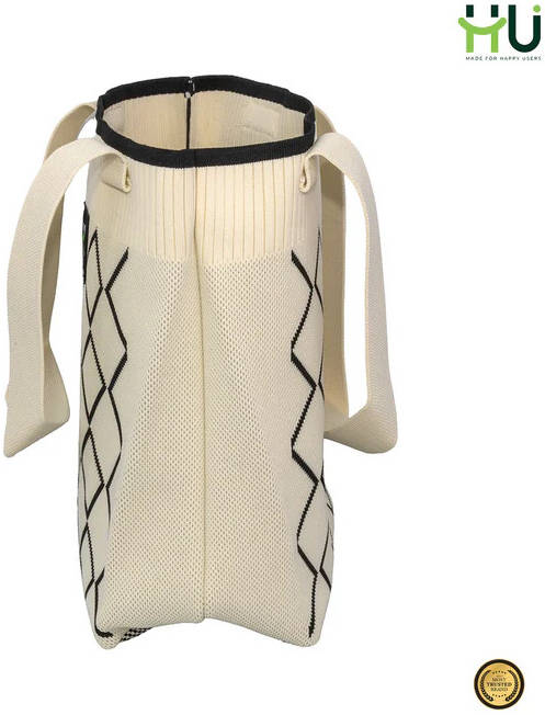 HU BAG HQ STRIPE LINE WHT&BLACK HST-1005