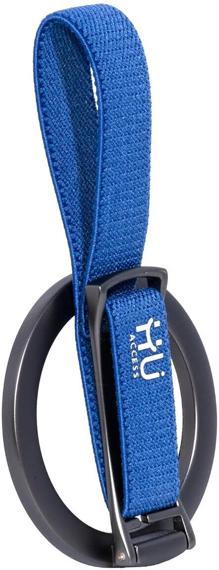 HU Foldable Universal Magnetic Phone Holder, Super Strong Magnet Mobile Stand Compact Portable Magnetic Bracket HAC-1021  (Blue)