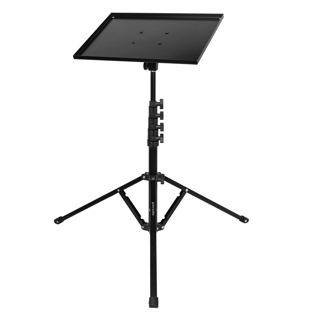 Porodo Tripod Stand With Project Holder - Black