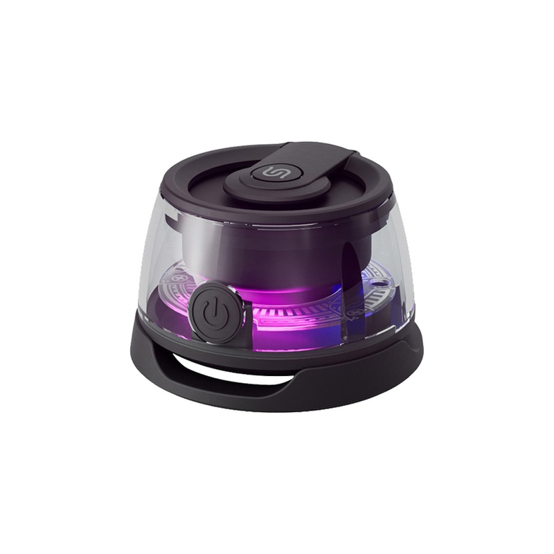 Porodo Soundtec Charme Magnetic Speaker 3W with RGB LED Light Effect - Black