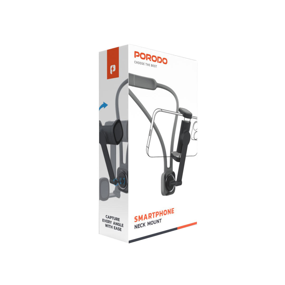 Porodo Neck Strap Mount with Stand