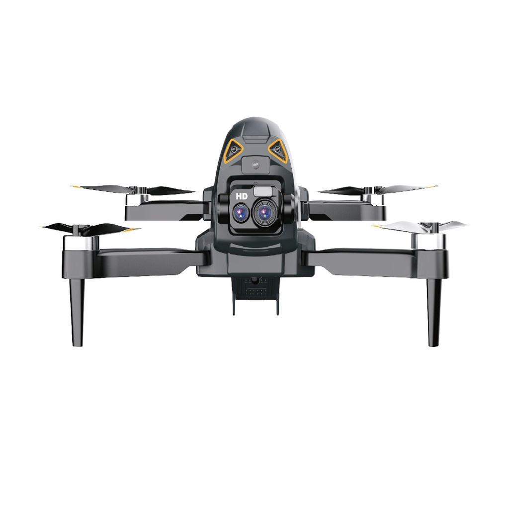 Porodo AeroVision RC Drone with Electric Regulation Dual Camera- Black
