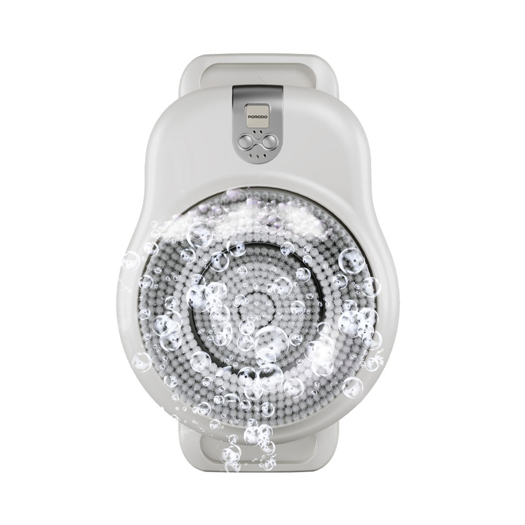 Porodo Lifestyle Electric Shower Scrubber - White