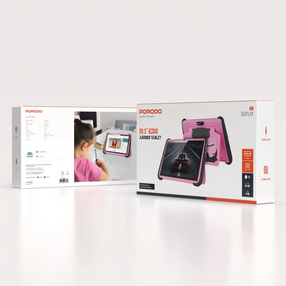 Porodo 10.1" Smart Tablet 2.4G 4000mAh 2+64GB