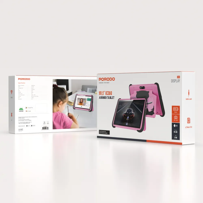 Porodo 10.1" Smart Tablet 2.4G 4000mAh 2+64GB