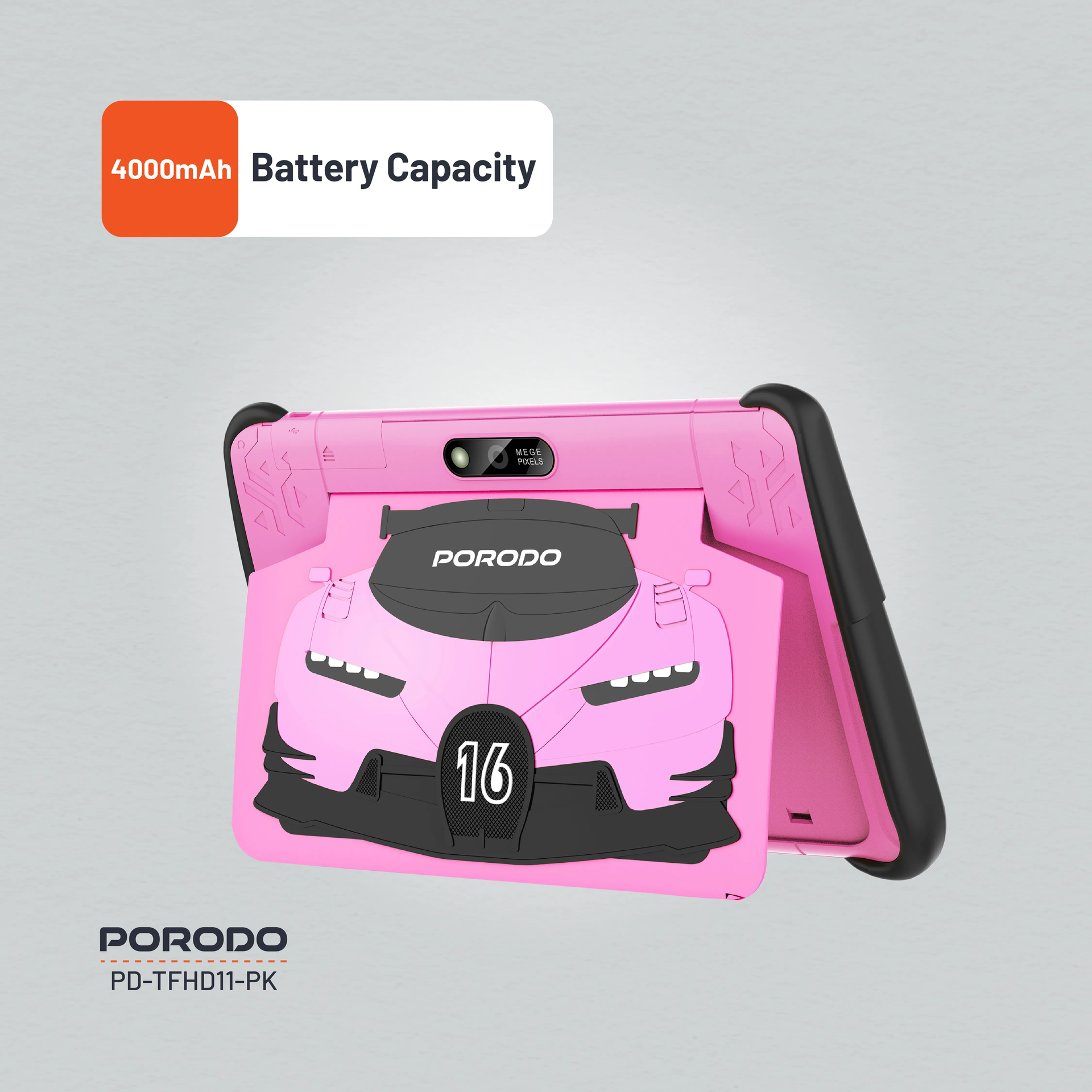 Porodo 10.1" Smart Tablet 2.4G 4000mAh 2+64GB