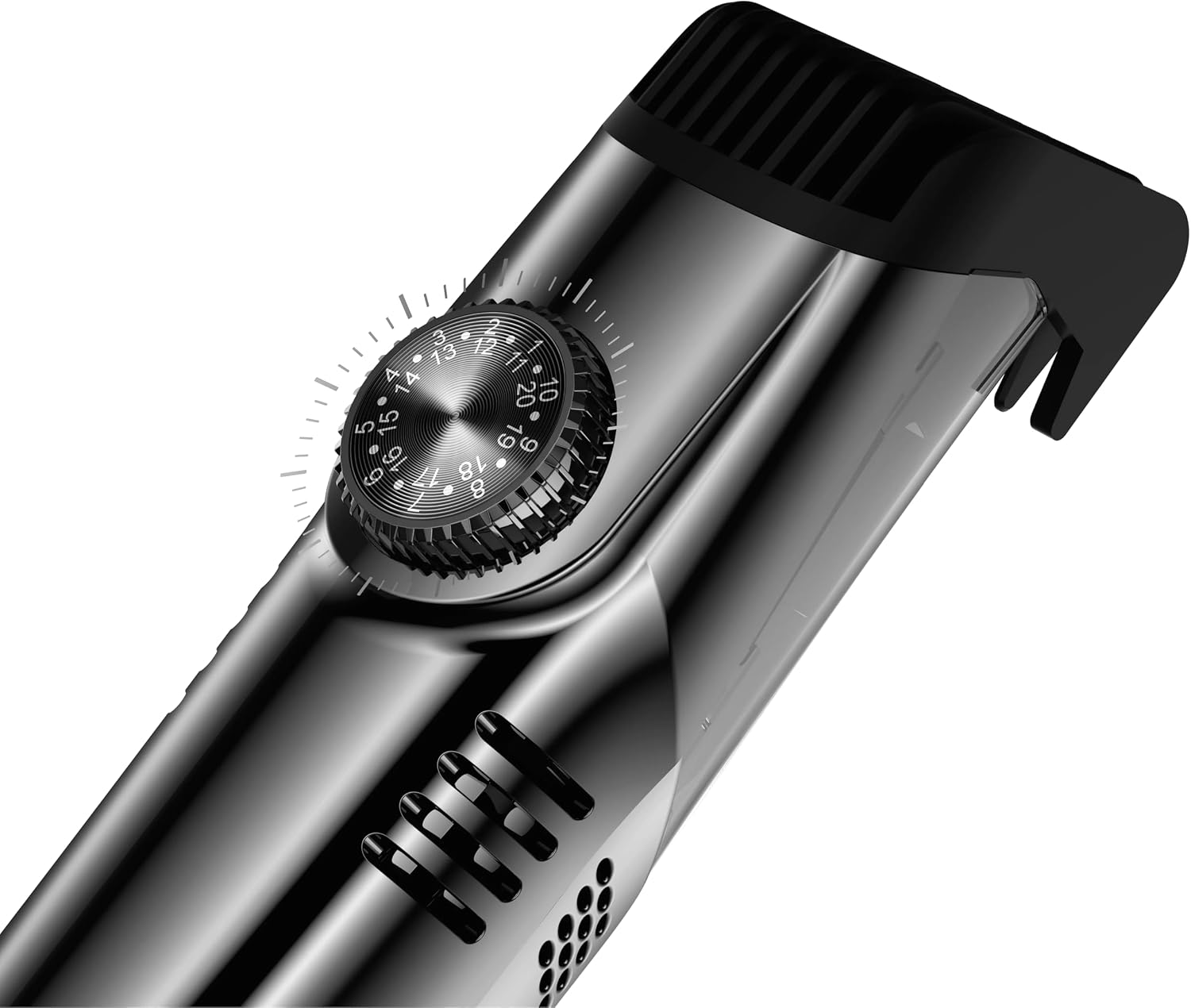 Porodo Lifetsyle Waterproof Dual Rechargeable Vacuum Trimmer 1400mAh - Grey and Black