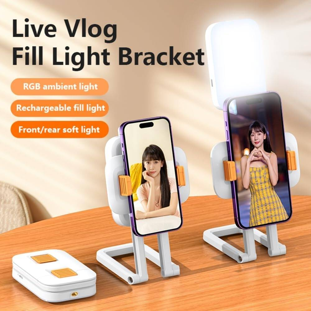 Porodo Lifestyle Portable Ultrathin Pocket RBG Phone Holder 1000mAH Type-C