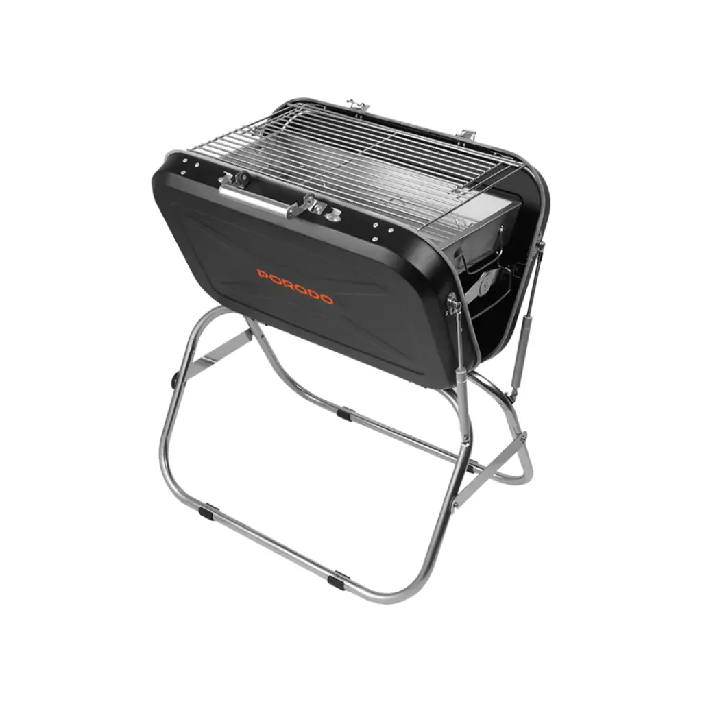 Porodo Lifestyle Foldable BBQ Grill Box with Handle and Tripod