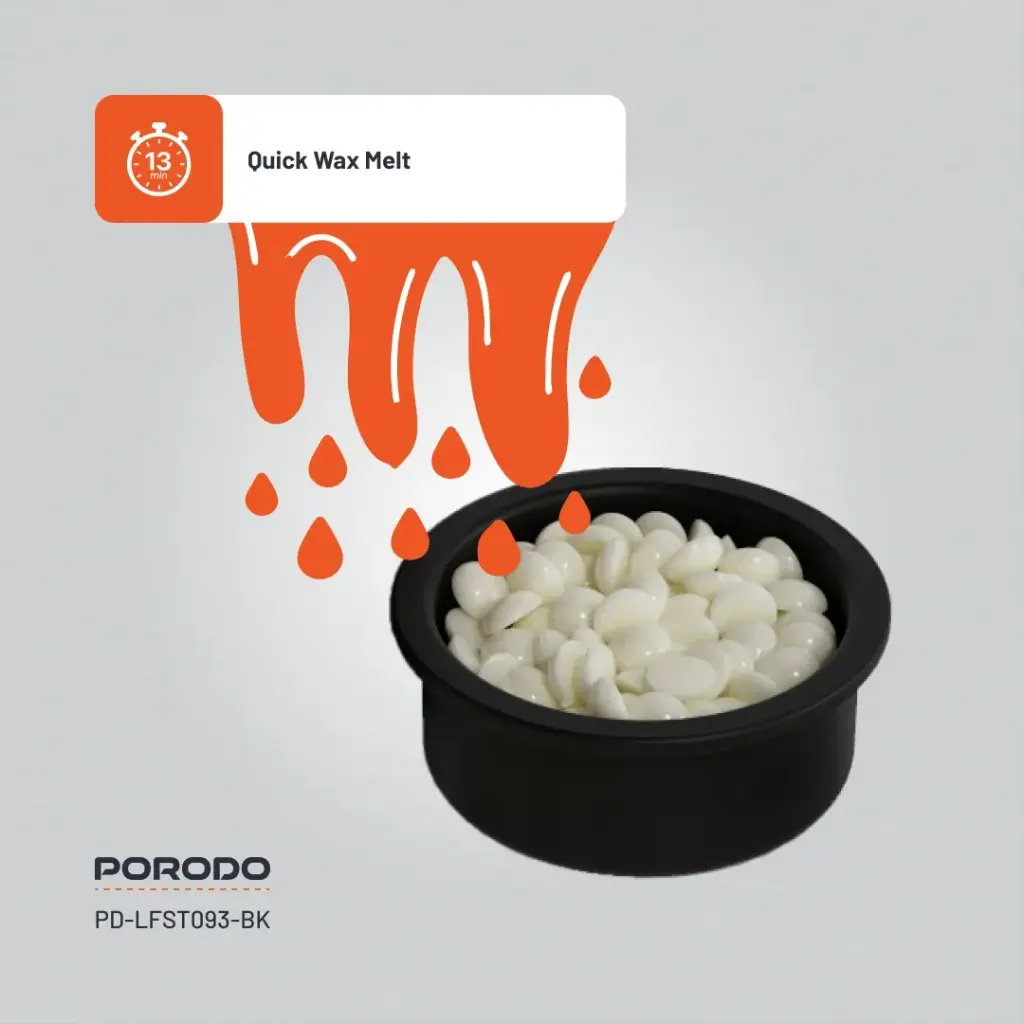 Porodo Lifestyle Mini Wax Heater & Hair Removal Kit