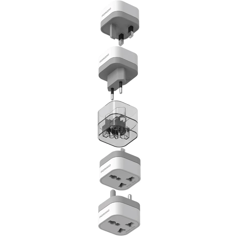 Porodo 4-in-1 Adaptor UK Plug