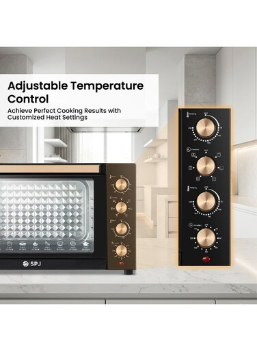 Spj 150l Electric Oven 2800w With 360° Rotisserie Inner Lamp 70–250°c Temperature Control Oven-Spj-Eow-Br150l04