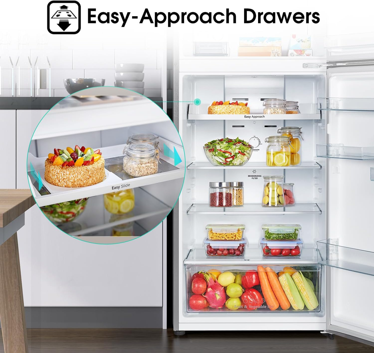 Hisense RT488N4ASU1 488 Litres Top Mount Refrigerator with Inverter Compressor Twist Ice Maker