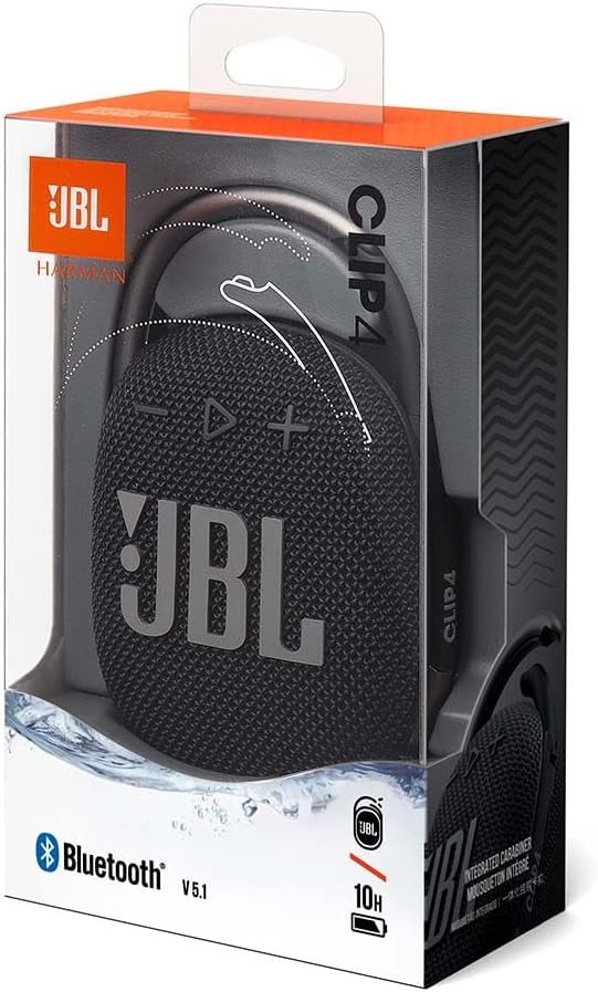 JBL Clip 4 Portable Bluetooth Speaker 10H