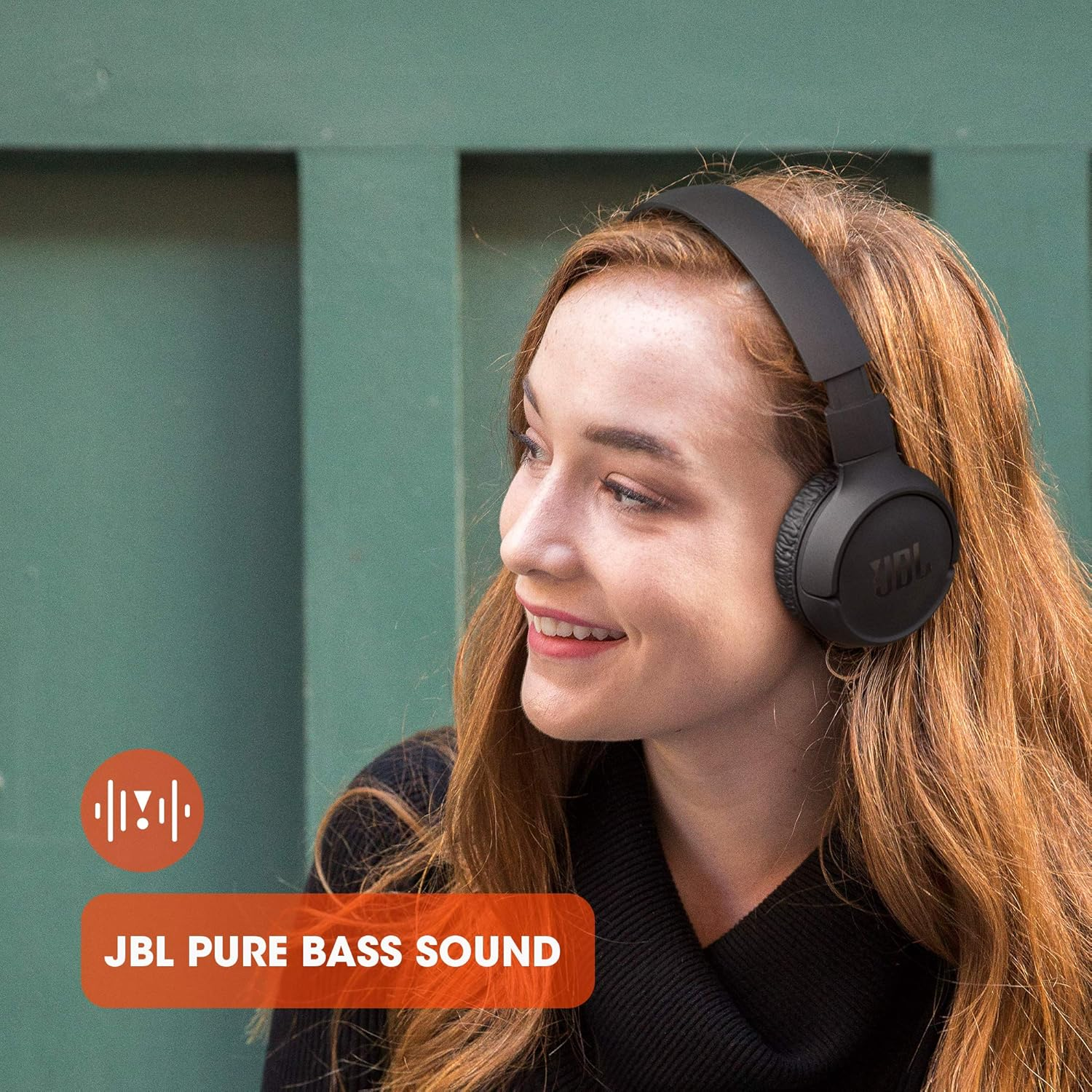 JBL Tune 510BT Wireless On-Ear Headphones - Black JBL Pure Bass Sound