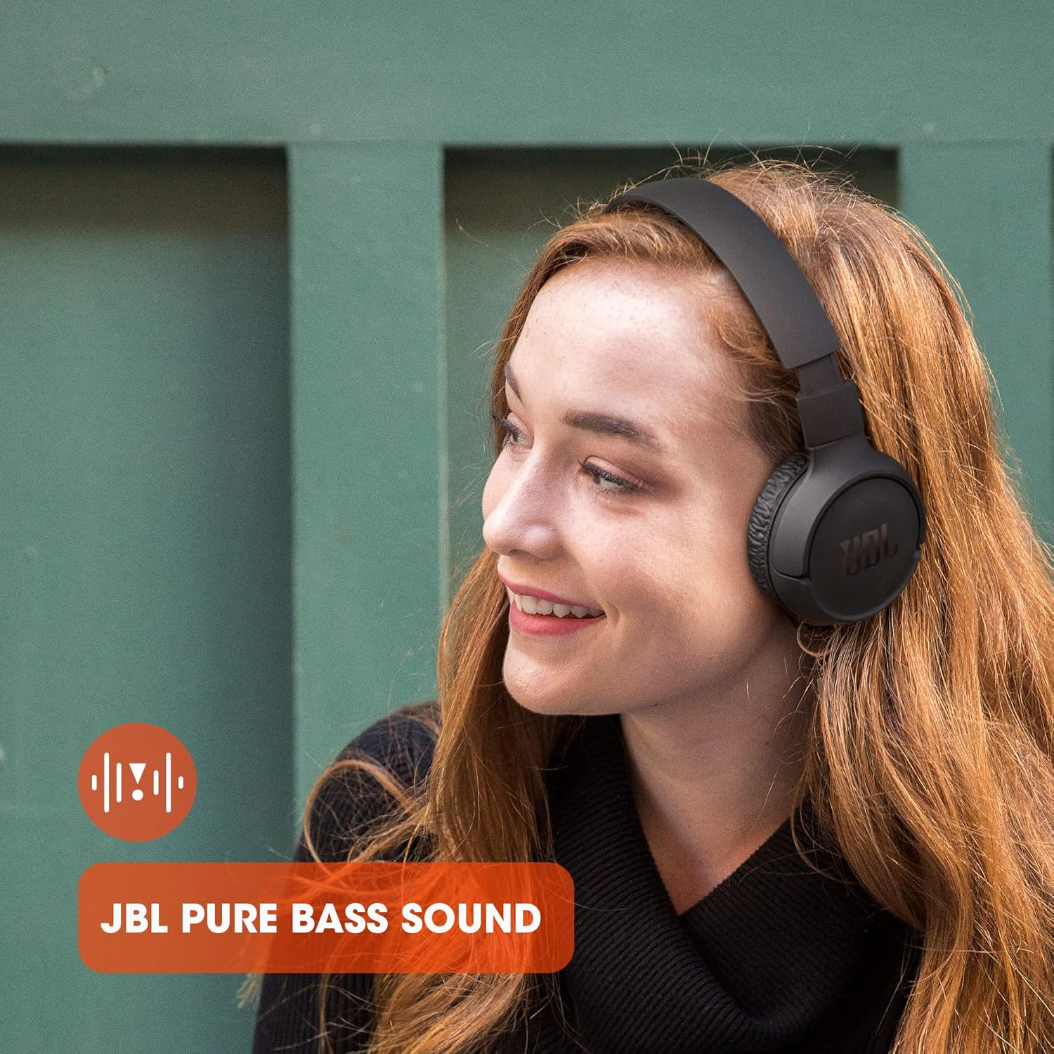 JBL Tune 510BT Wireless On-Ear Headphones - Black JBL Pure Bass Sound