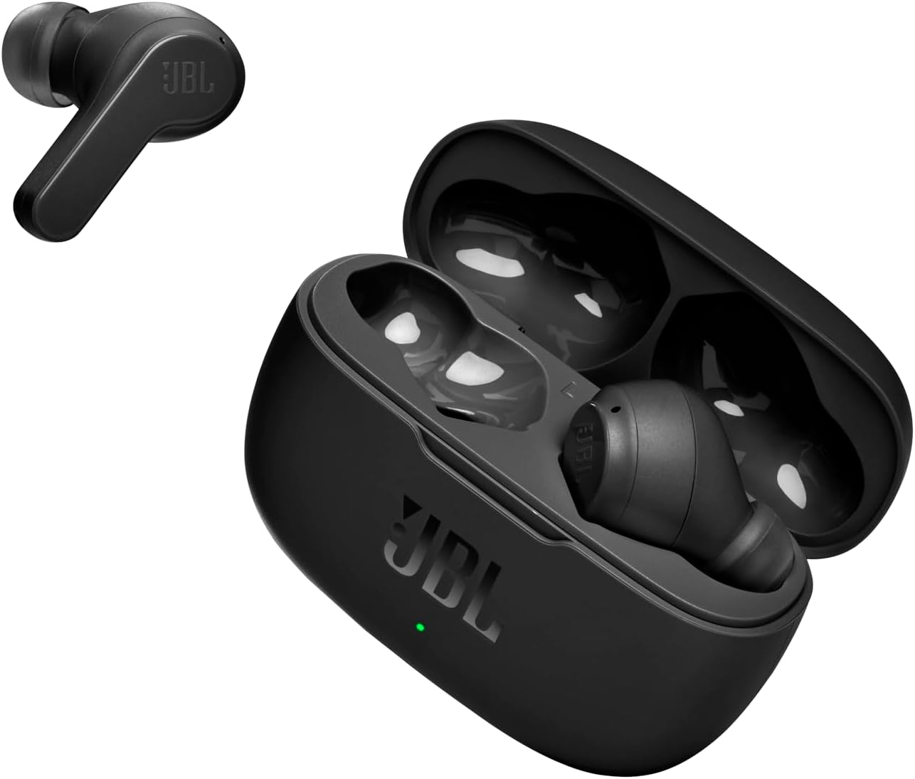 JBL Vibe 200 EARBUDS TWS True Wireless Black NEW
