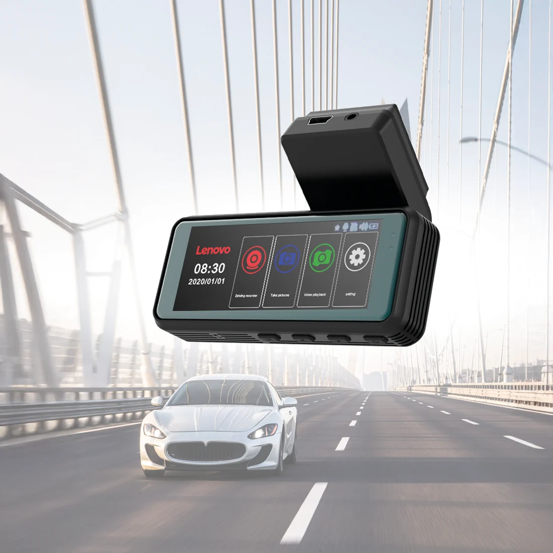 Lenovo Hidden driving recorder Q3   3318   S: 3.16  inches  Wifi version