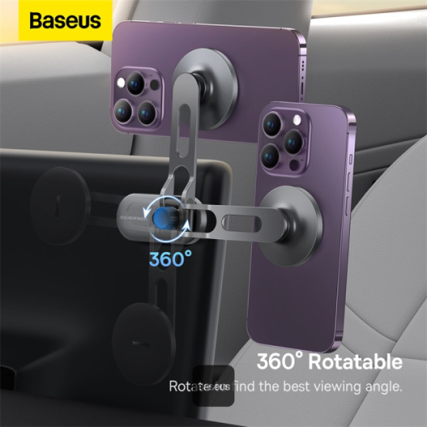 Baseus T-Space Folding Metal Car Series Magnetic Car Phone Holder
