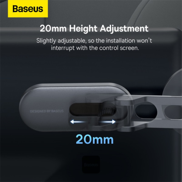 Baseus T-Space Folding Metal Car Series Magnetic Car Phone Holder