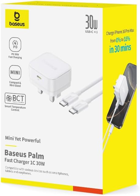 Baseus Palm Fast Charging  Type-C to Type-C Data Cable 1M