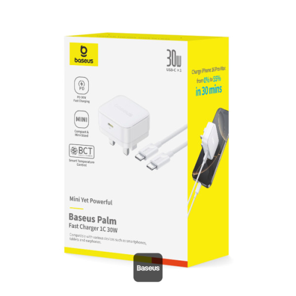Baseus Palm Fast Charging  Type-C to Type-C Data Cable 1M