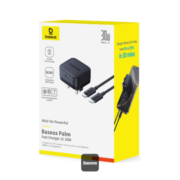 Baseus Palm Fast Charging  Type-C to Type-C Data Cable 1M