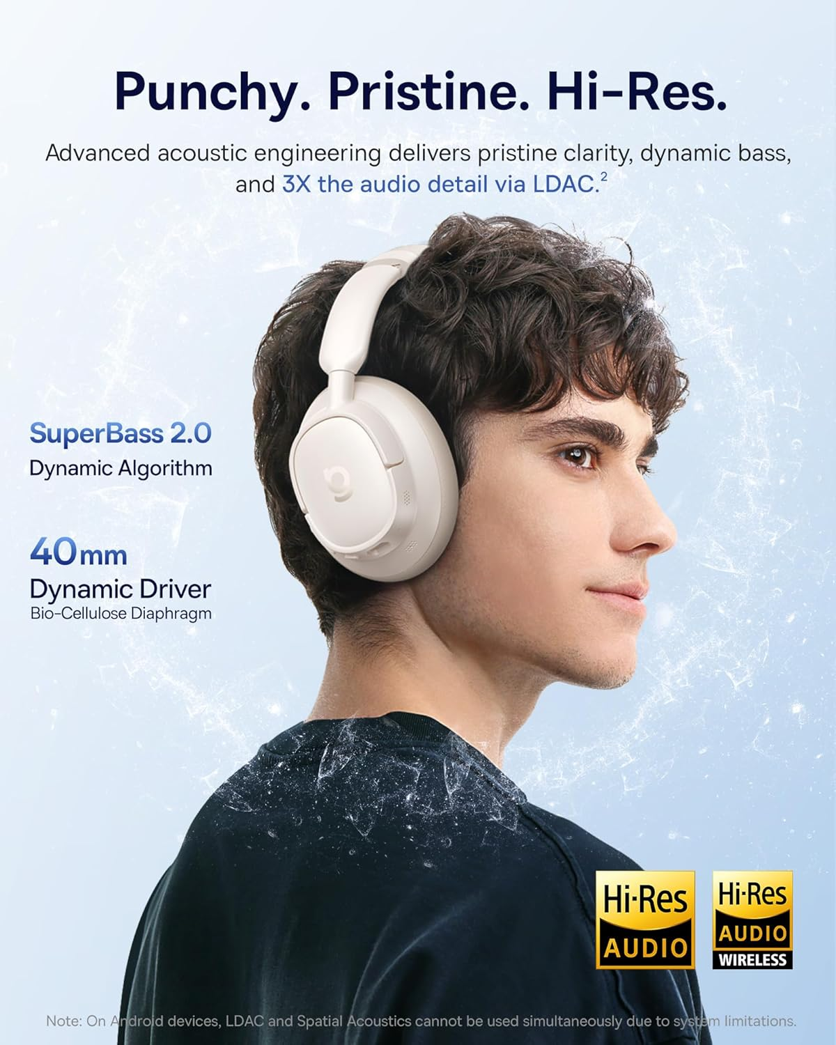 Baseus Bass BH1 NC Wireless Noise Cancelling Headphones‏
