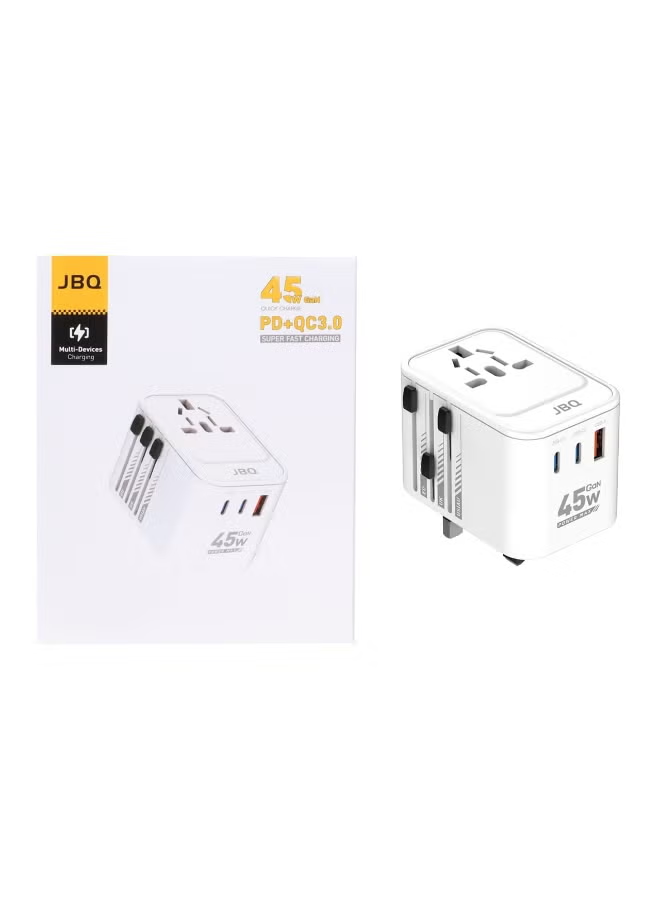 JBQ 45W WALL CHARGER PD+QC3.0 UT-401W