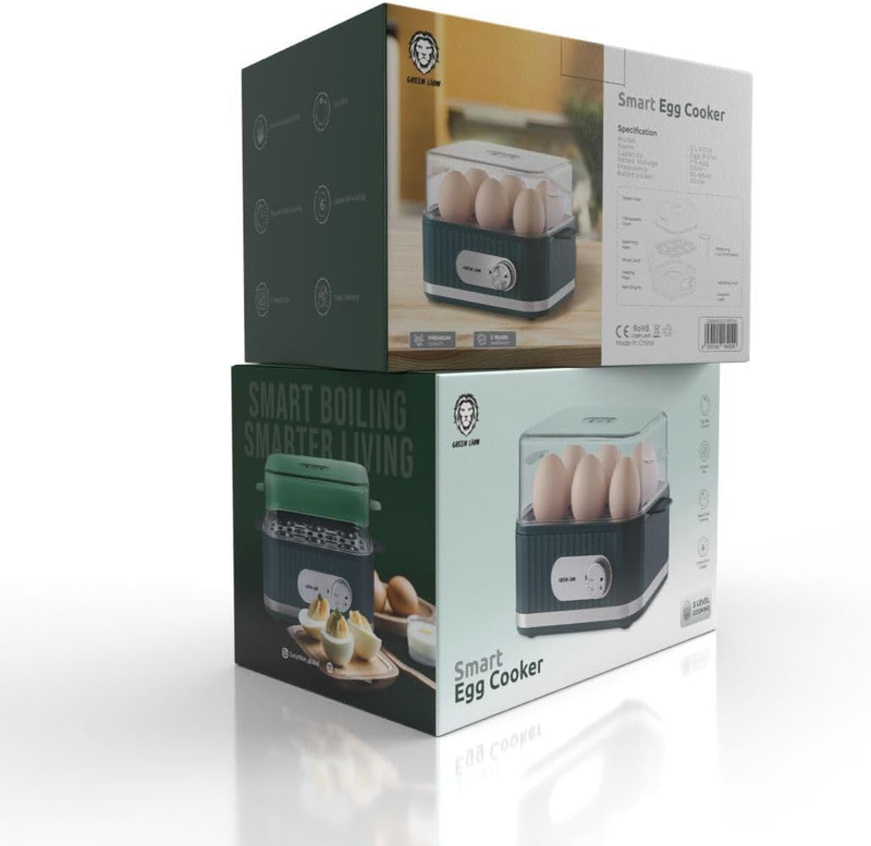 Green Lion Smart Egg Cooker - Green