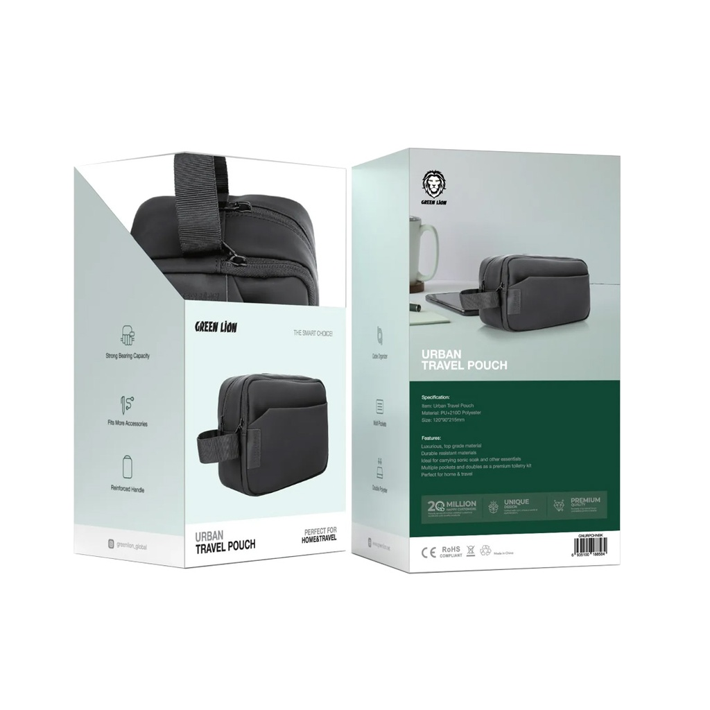 Green Lion Urban Travel Pouch
