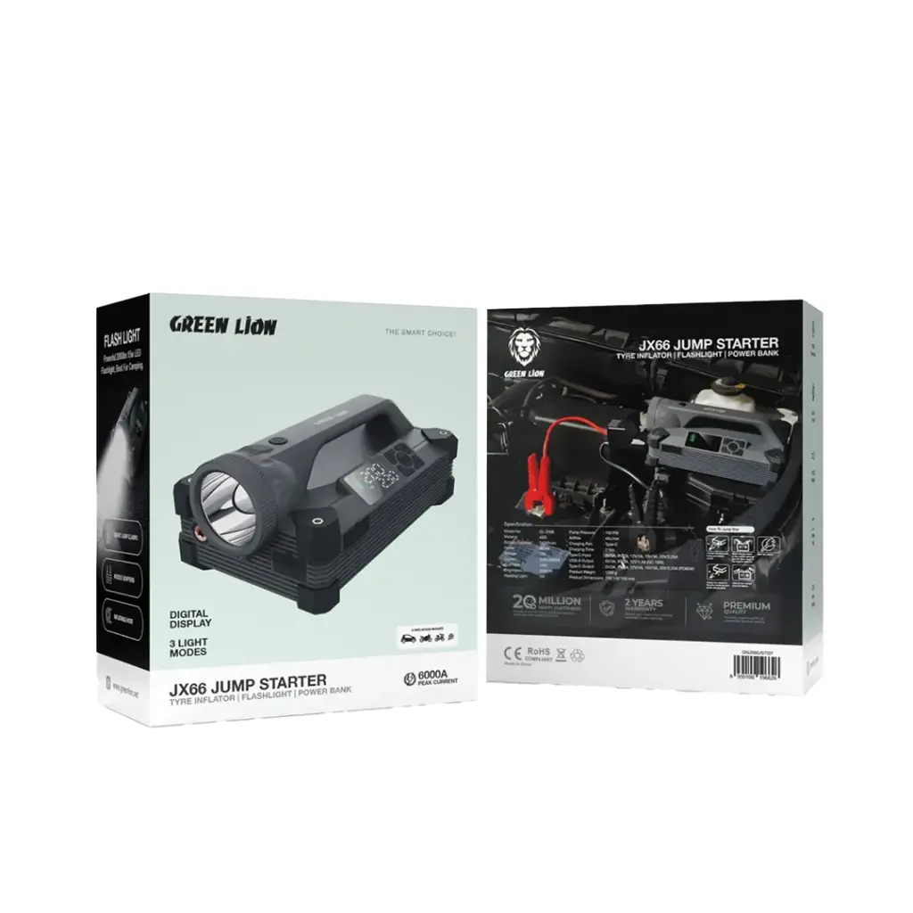 Green Lion JX66 Jump Starter 24000mAh