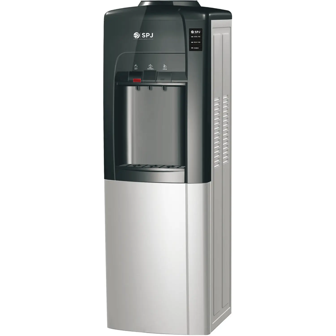 Spj High Performance 16l Top Loading Water Dispenser With Refrigerator Cabinet 3 Taps, Child Safety Lock Spj-Wdblr-Rf004